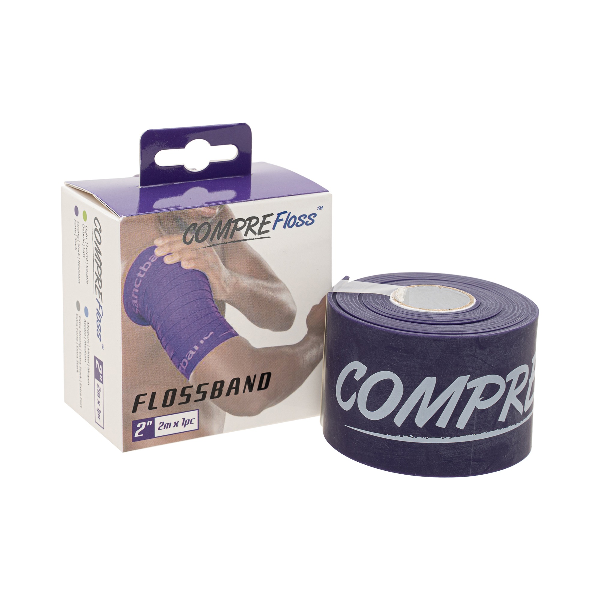 SANCTBAND Flossband Standard pflaume