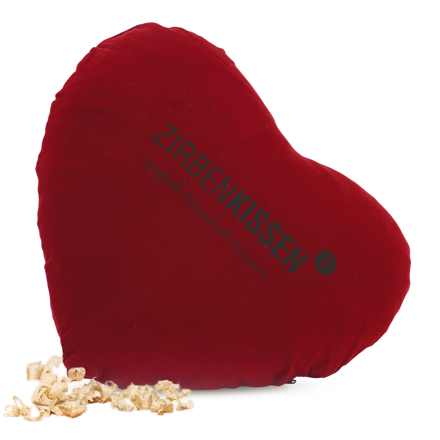 ZirbenKissen Herz Rot